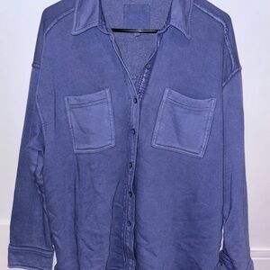 Aerie Blue Button Down Shirt